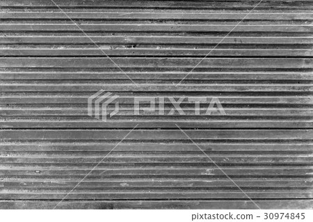 Grey metal fence 30974845