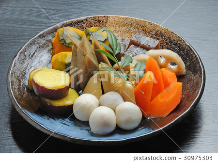 Assorted Japanese style dishes Assorted Japanese style dishes 30975303