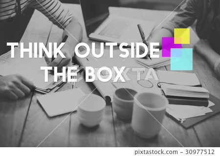 Think Outside The Box Color Squares 30977512
