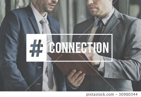 Connection Networking Online Word Hashtag Connection Networking Online Word Hashtag 30980344