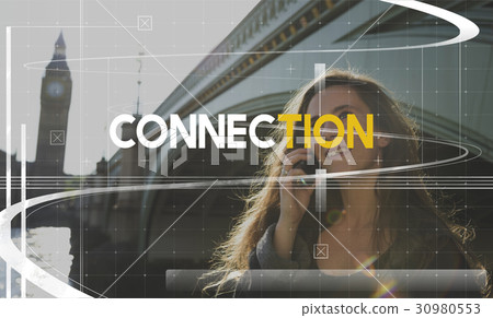Connected Everywhere Network Word 30980553
