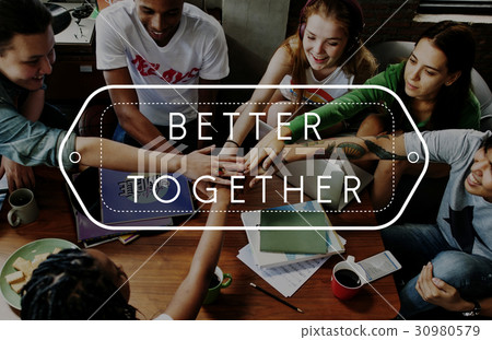 Teamwork Friendship Join us Word Concept 30980579