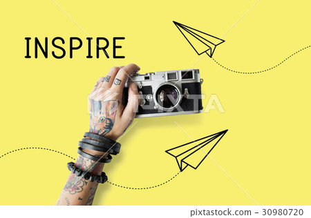Inspire Think Big Creativity Concept Inspire Think Big Creativity Concept 30980720