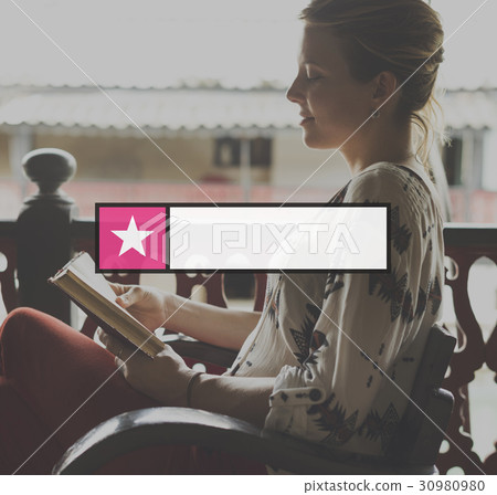 Leisure Relax Reading Banner Frame 30980980