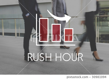 Business City Life Rush Busy Lifestyle Chart 30981094