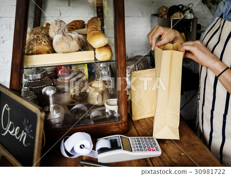 Bread Bake Bakery Oven Pastry Cafe 30981722