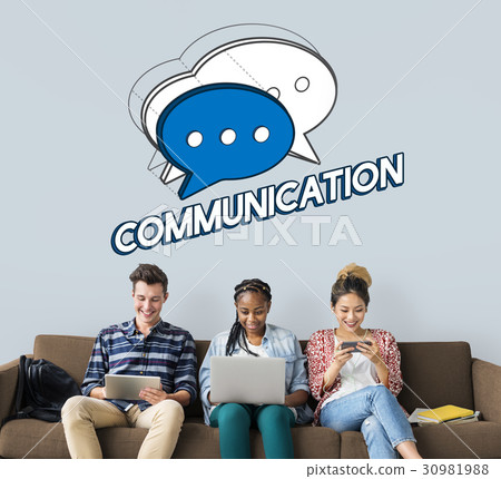 People Chat Bubble Message Social Media Graphic People Chat Bubble Message Social Media Graphic 30981988
