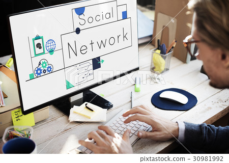 Global Technology Social Media Network Global Technology Social Media Network 30981992