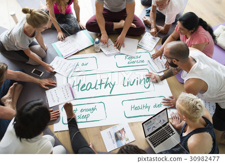 Wellness Diet Plan Healthy Living Icon Wellness Diet Plan Healthy Living Icon 30982477