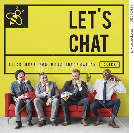 Let's Chat Communication Connection Concept 30982480