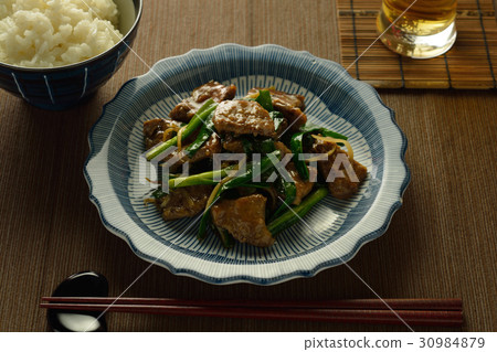 攪拌肥瘦的香草 30984879