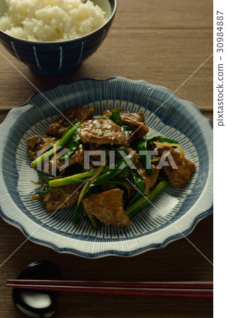 攪拌肥瘦的香草 30984887