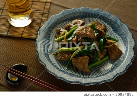 攪拌肥瘦的香草 30984893