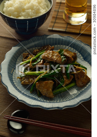 攪拌肥瘦的香草 30984896