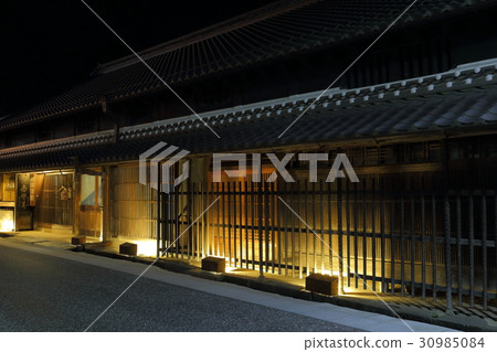 Uda Matsuyama Yume Street Roadside town lighting up Uda Matsuyama Yume Street Roadside town lighting up 30985084