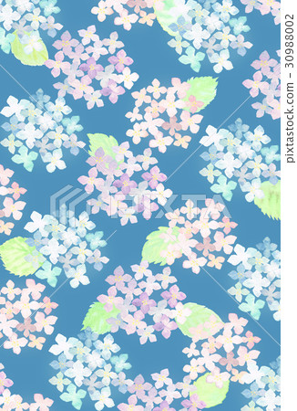 繡球花背景材料 30988002