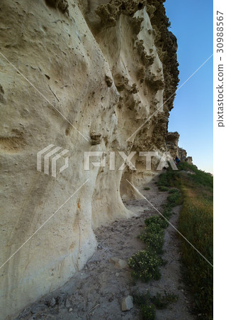 Walls of Cave city Bakla in Bakhchysarai Raion 30988567