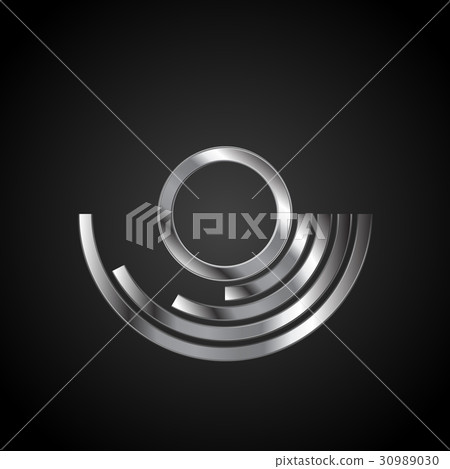 Abstract metal silver branding logo background Abstract metal silver branding logo background 30989030