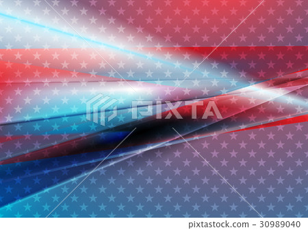 USA colors abstract bright vector background USA colors abstract bright vector background 30989040