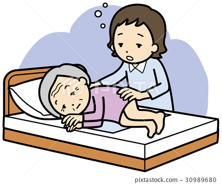 Night diaper change - Stock Illustration [30989680] - PIXTA