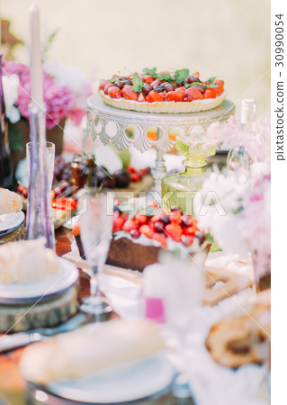 The tasty photo of the delicious fruit cake The tasty photo of the delicious fruit cake 30990054