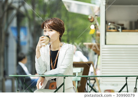 休閑職業女性咖啡館 休閑職業女性咖啡館 30990079