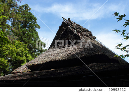 A scenery of a roof of a roof A scenery of a roof of a roof 30992312