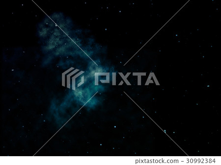 Small part of an infinite star field. 3D rendering 30992384