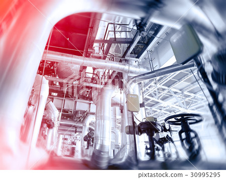 Industrial Factory. Various mechanisms Industrial Factory. Various mechanisms 30995295