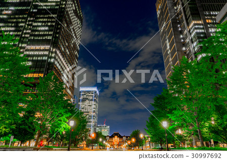 [Tokyo] City scenery of the night 30997692