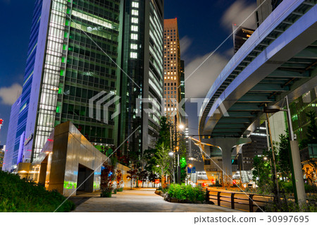 [Tokyo] City scenery of the night 30997695