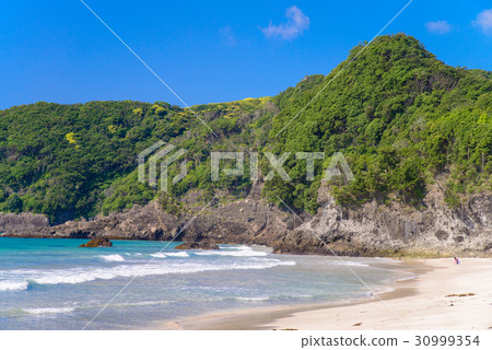 Beach full of emotional southern country, Yoshimi Ohama Beach bath in Izushita Beach full of emotional southern country, Yoshimi Ohama Beach bath in Izushita 30999354