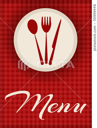 Menu design in red color Menu design in red color 30999448