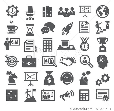 Business icons. Management, marketing, career Business icons. Management, marketing, career 31000604