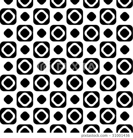 Black and white geometric seamless pattern. Black and white geometric seamless pattern. 31001436
