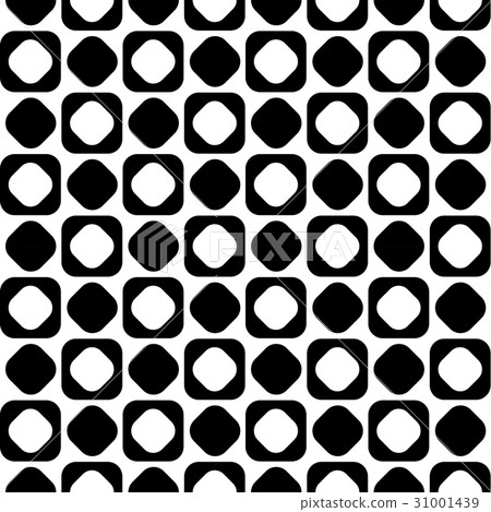 Black and white geometric seamless pattern. Black and white geometric seamless pattern. 31001439