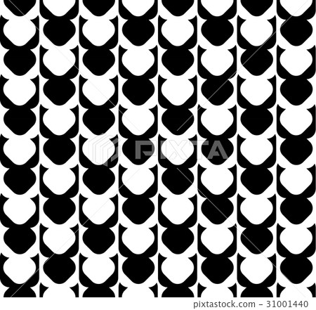 Black and white geometric seamless pattern. Black and white geometric seamless pattern. 31001440