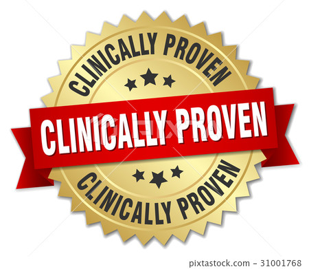 clinically proven round isolated gold badge clinically proven round isolated gold badge 31001768