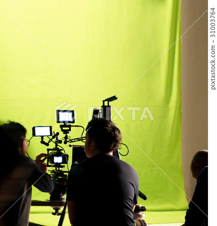 Behind the scenes of making video production. 31003764