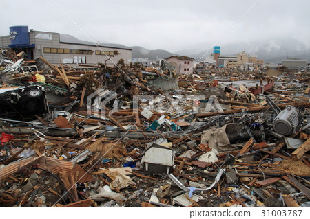 East Japan great earthquake Iwate Prefecture Ofunato city 31003787