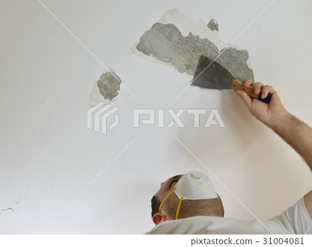 Man Scratching a Ceiling Man Scratching a Ceiling 31004081