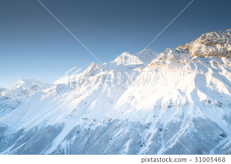 Landscape in Annapurna circuit,trekking in Nepal 31005468