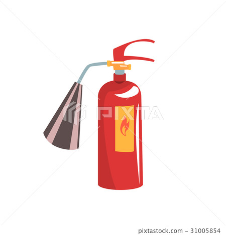 Red fire extinguisher vector Illustration 31005854