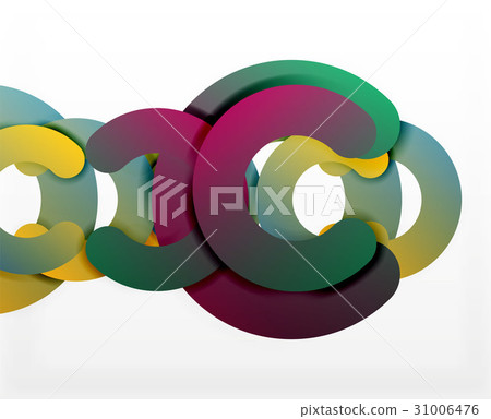Circle geometric abstract background, colorful Circle geometric abstract background, colorful 31006476