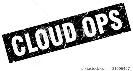 square grunge black cloud ops stamp 31006497