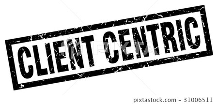 square grunge black client centric stamp 31006511