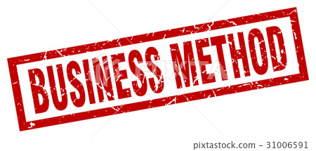 Money Method Stamp square grunge red business method stamp - Stock Illustration [31006591 ...