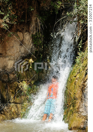 waterfall in Ein Gedi 31007154