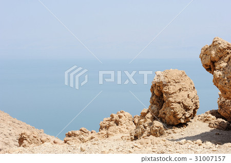 The coast of the Dead Sea The coast of the Dead Sea 31007157