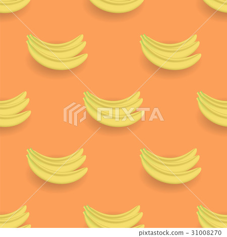 Fresh Yellow Bananes Seamless Pattern Fresh Yellow Bananes Seamless Pattern 31008270